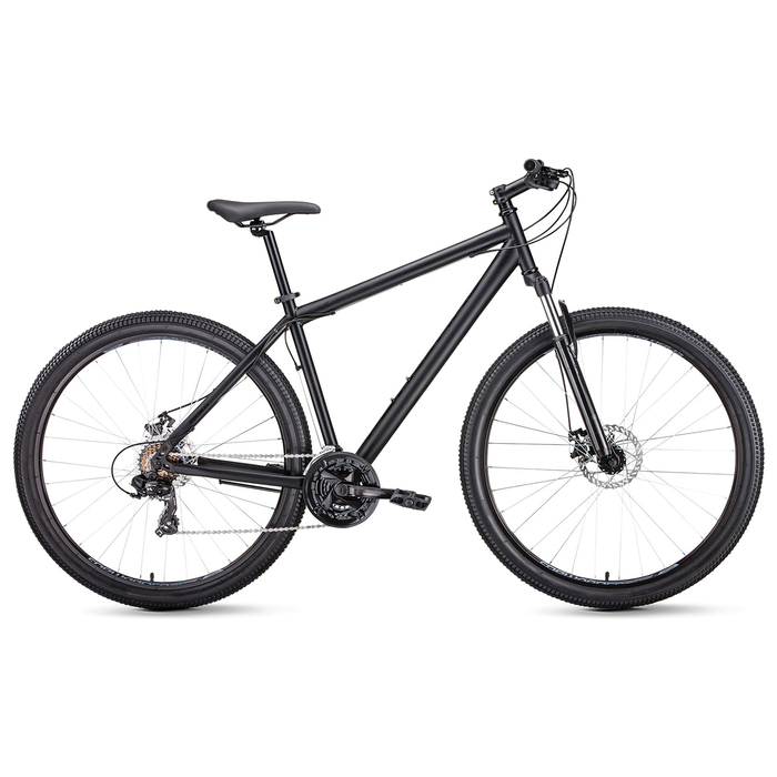 Велосипед 29 Forward Sporting 2.0 disc, 2019, цвет чёрный матовый, размер 17
